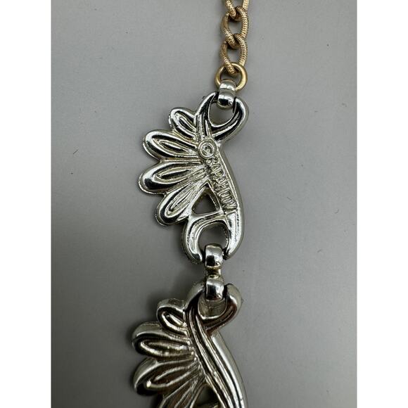 Vintage Sarah Coventry "Evening Sands" Goldtone Rhinestone Necklace - Picture 9 of 9